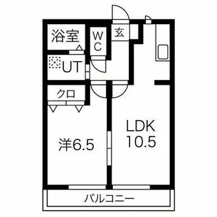 ホウケンアパート池之表【1階】の間取り