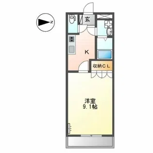 エスタシオン【2階】の間取り