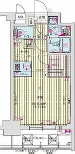 プレサンス栄ブリオ【3階】の間取り