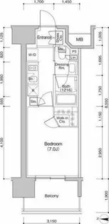 ザ・パークハビオ新栄【14階】の間取り