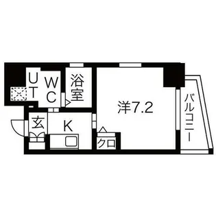 ヴァンデュール名古屋御器所【8階】の間取り
