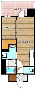 VIVRE高槻【13階】の間取り