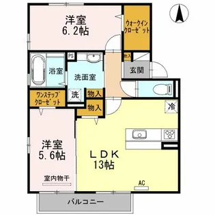 ビストロ【2階】の間取り