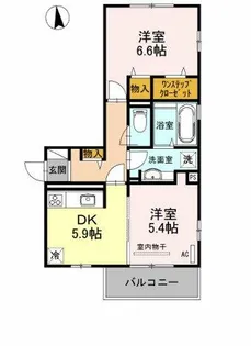 モア・サンハイム【3階】の間取り