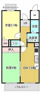 シャルマン【3階】の間取り