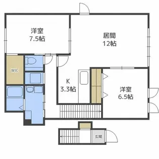 ルミエールアプローズ【2階】の間取り