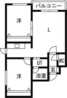 晃和レジデンス【4階】の間取り