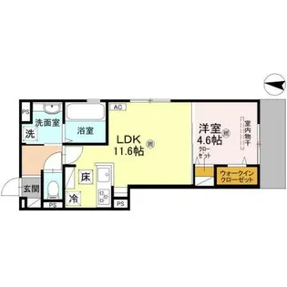 エスポワメゾン烏丸北大路【2階】の間取り