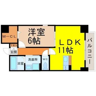 Lumiere(ルミエール)【6階】の間取り