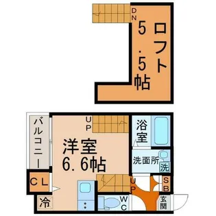 A.K.15六番町【2階】の間取り