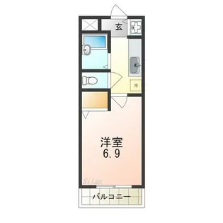 ラパス高倉台【3階】の間取り