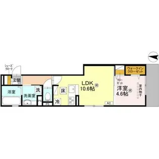 エスポワメゾン烏丸北大路【2階】の間取り