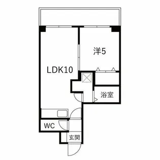 サンメゾン穂【406号室】の間取り