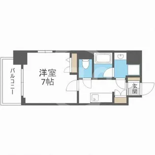 アーバネックス梅田西【6階】の間取り