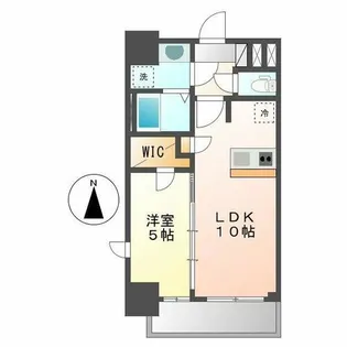 プレサンス栄ブリオ【7階】の間取り