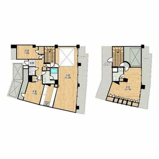 ベイシティ大阪センタープラザ【20階】の間取り
