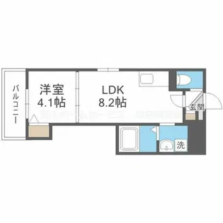 F asecia laso【3階】の間取り