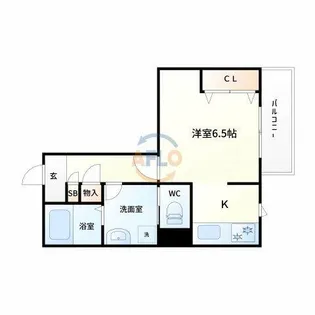 メゾン・ド・メトロ西中島南方【3階】の間取り