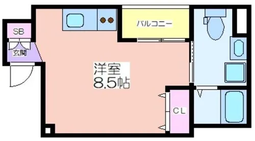 OrientCity・K【301号室】の間取り