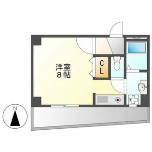 メゾンサンイースト【203号室】の間取り