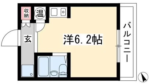 LEVANTE SAKAE EAST【2階】の間取り