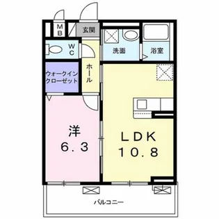 プレッソ・ロートⅡ【1階】の間取り
