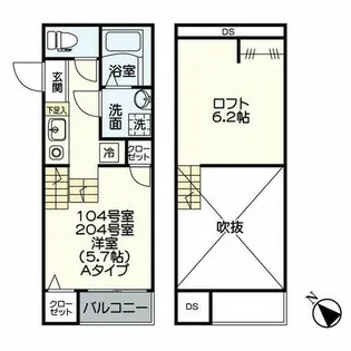 SQUARE千種【1階】の間取り