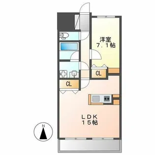 Herencia千代田【602号室】の間取り