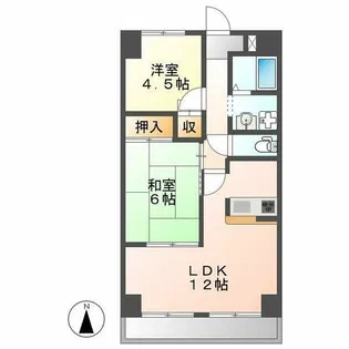 メゾン黒川【303号室】の間取り