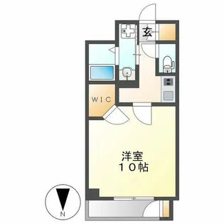 GOLD【502号室】の間取り