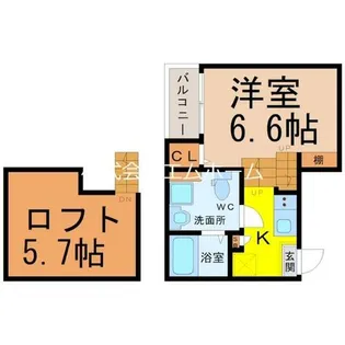 グランドゥール【1階】の間取り