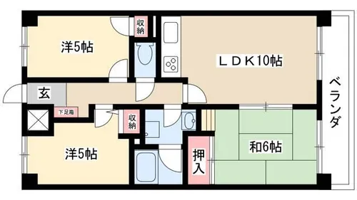 アーバンライフ【2階】の間取り