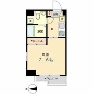 リアライズ高畑【8階】の間取り