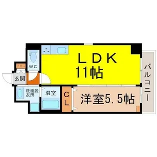 パークレジデンス名駅北【3階】の間取り