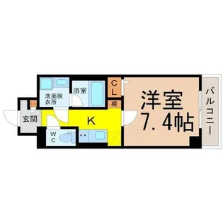 シャルマンソワレ名駅【9階】の間取り