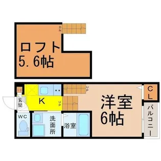 メゾンプラージュ【1階】の間取り