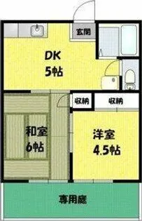 サンフォレスト森【103号室】の間取り