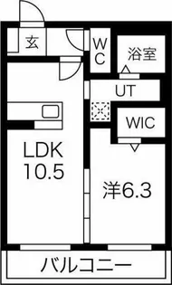 グランツ羽黒【2階】の間取り