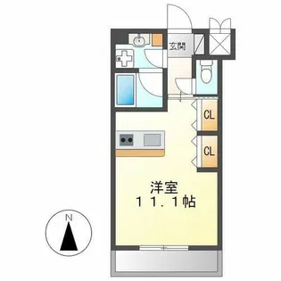 シティライフ日和【403号室】の間取り