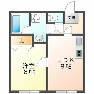 サニーパレス五色山【1階】の間取り