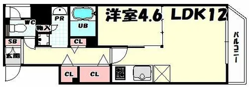 マグノリアトアロード【3階】の間取り