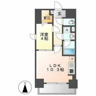 ルノンドームA【302号室】の間取り