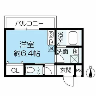 ハウスアイ立花Ⅱ【3階】の間取り