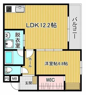 LIVELY(ライブリー)【103号室】の間取り