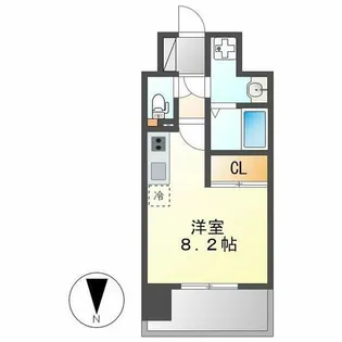 ルーエ今池【4階】の間取り