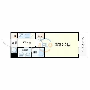 Wins Court Utajima【3階】の間取り