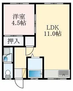 大阪府大阪狭山市半田2丁目【マンション】の間取り