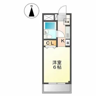 グランディ城見2【3E号室】の間取り