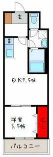 フウキレジデンス平野【605号室】の間取り