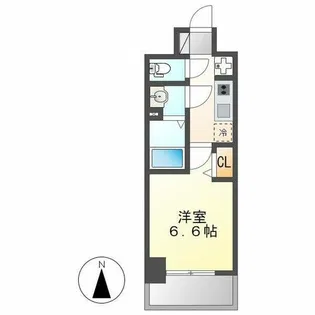 プレサンス名駅南エディフィス【2階】の間取り
